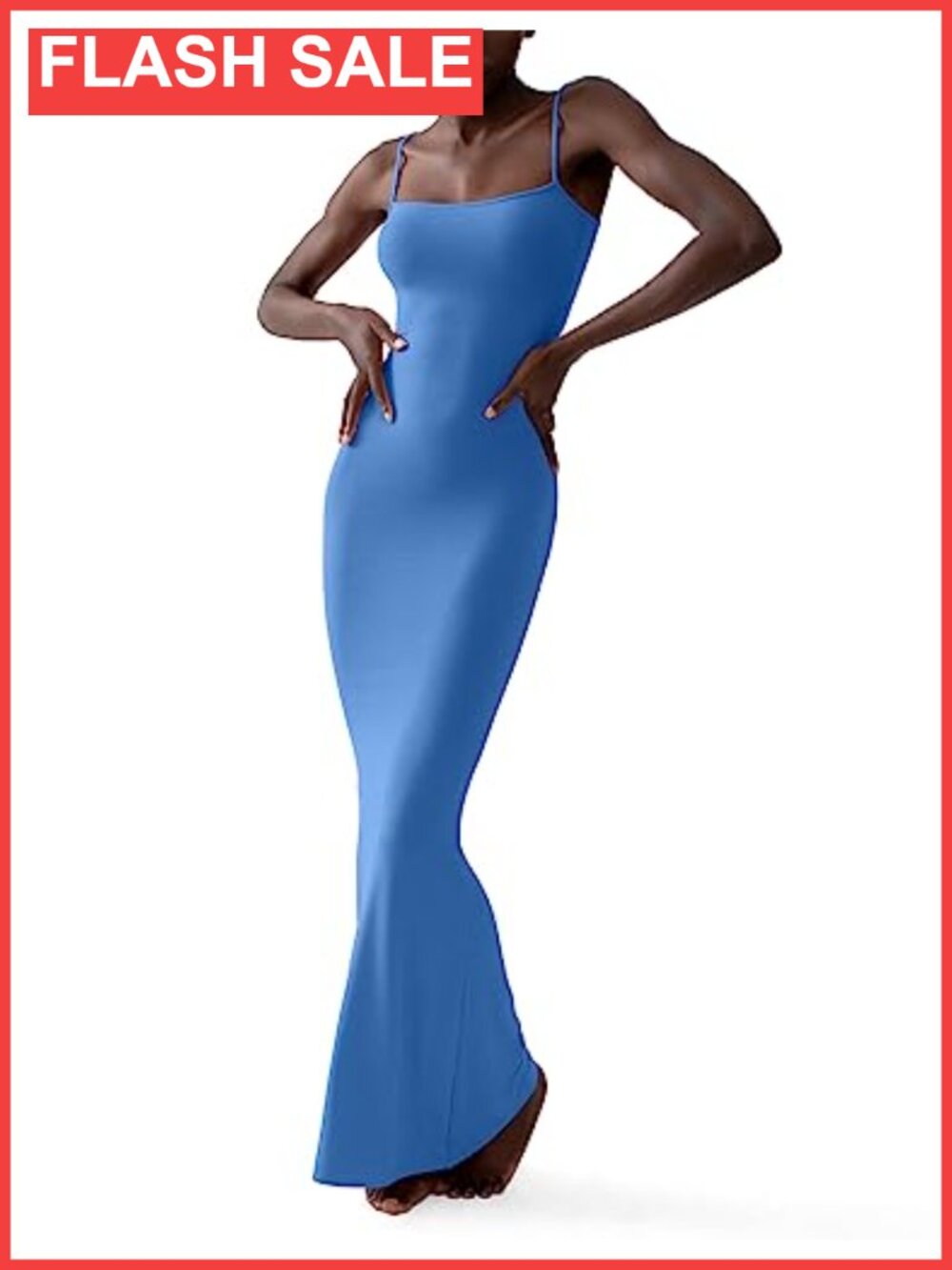 Soft Stretch Ribbed Knit Slip Maxi Dress Sleeveless Bodycon Lounge